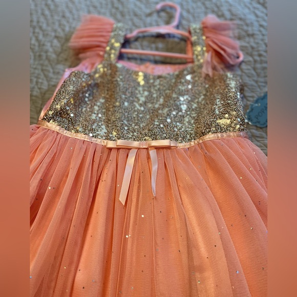 Popatu little girls sequin dress . Size 8 - Picture 8 of 16